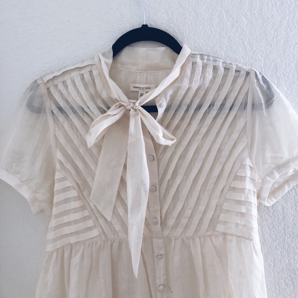 Silence + Noise Sheer Dress